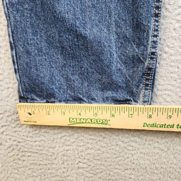 LEE Jeans Men's 36x32 Relaxed Fit Dark Wash Straight Leg Denim Pants Cowboy - Picture 6 of 9